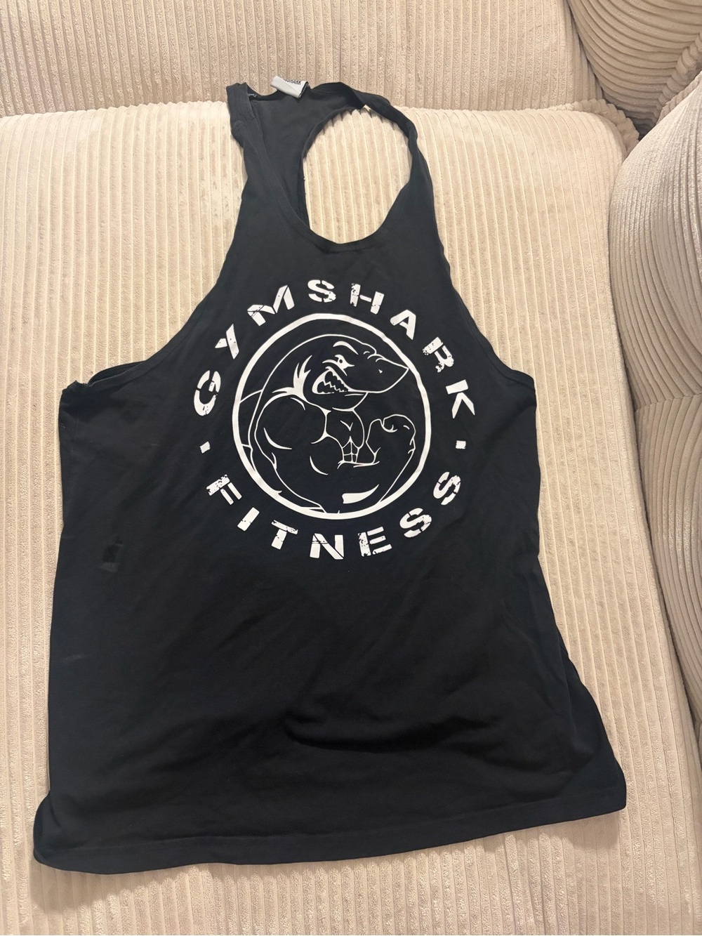 Gymshark Black Women's Graphic Muscle Tank Coverup